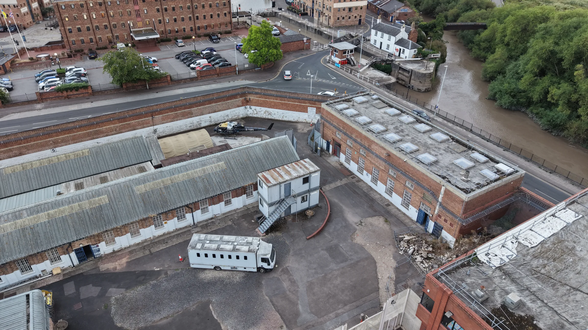 Gloucester Prison aerial view 1