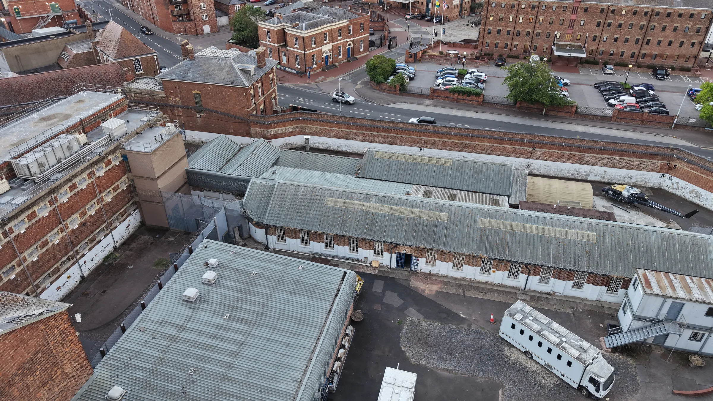 Gloucester Prison aerial view 2