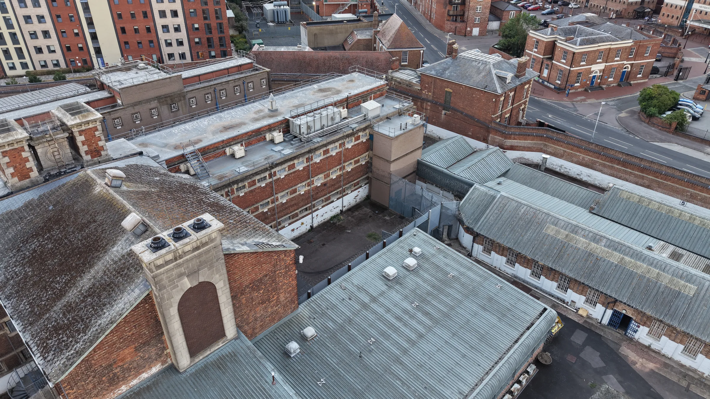 Gloucester Prison aerial view 3